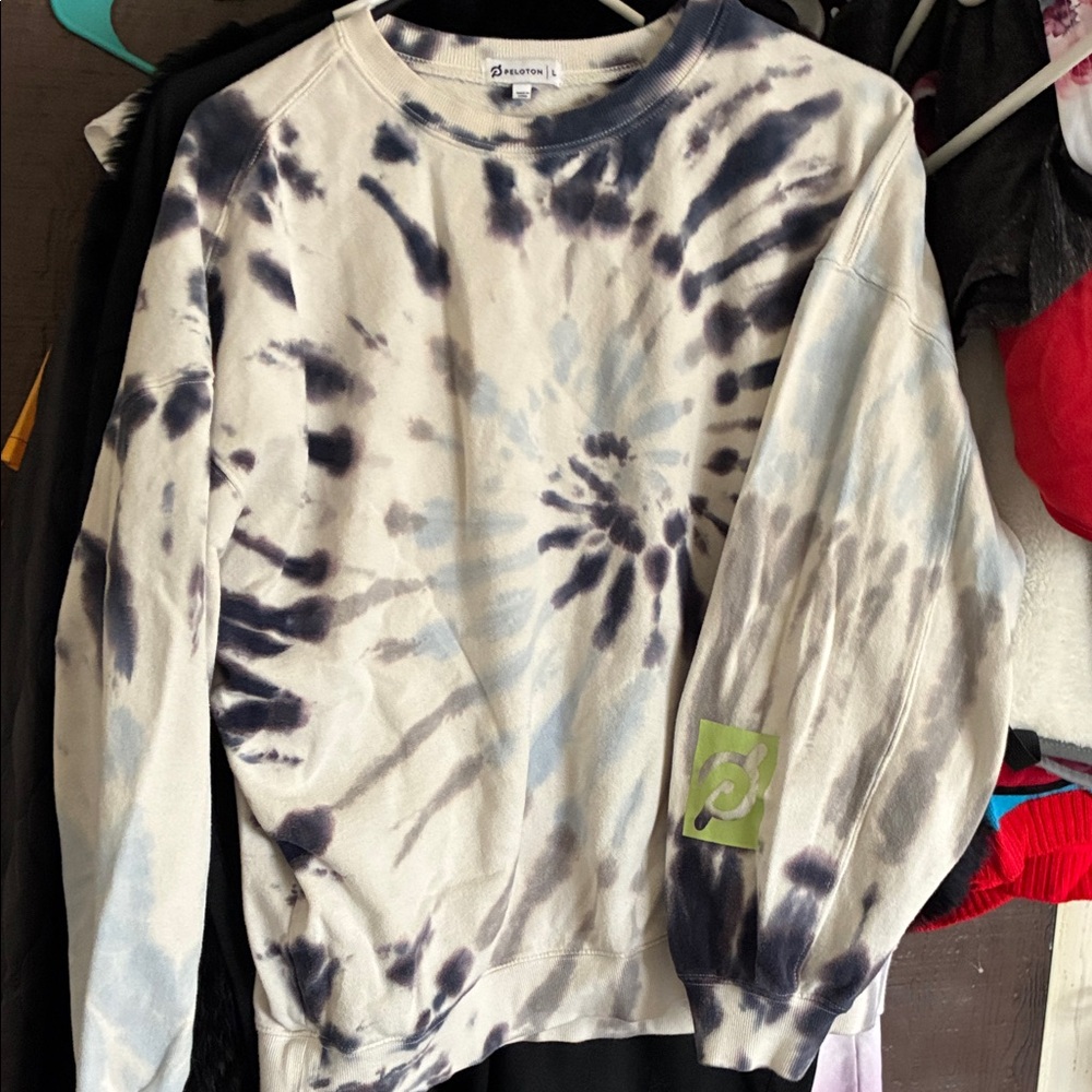 Peloton Monochrome Tie-Dye Sweatshirt
